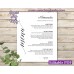 Calligraphy menu cards template, Modern menu card template, (27a)